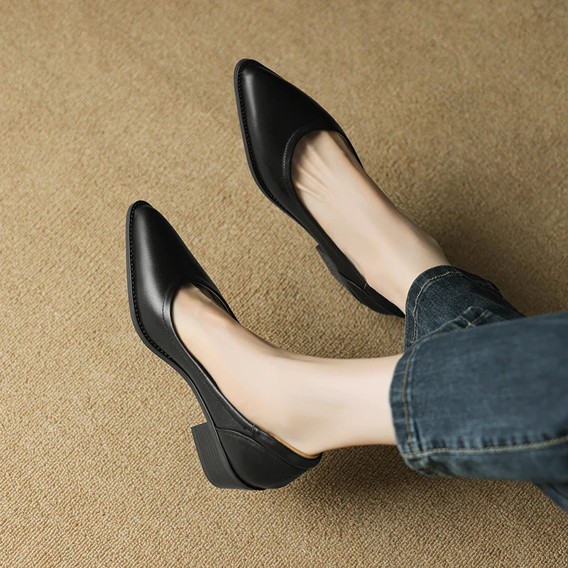 Elżbieta – Scarpe con tacco medio