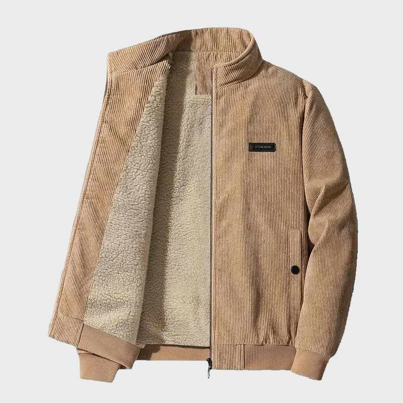 Udo - giacca in corduroy con imbottitura in pile