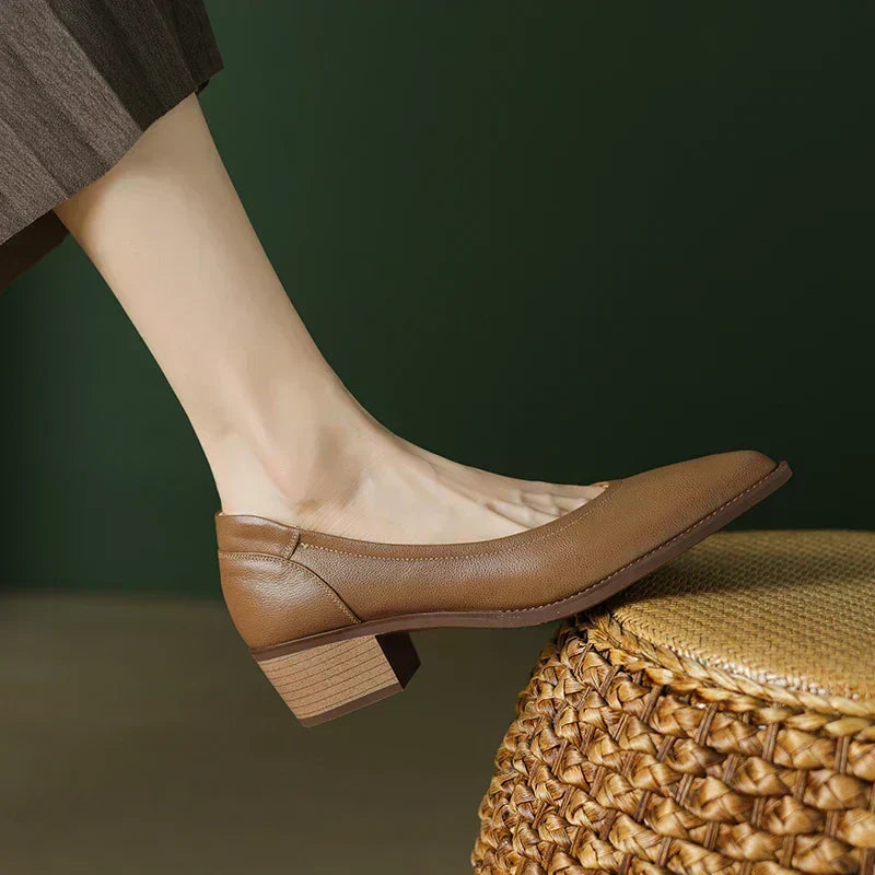 Elżbieta – Scarpe con tacco medio