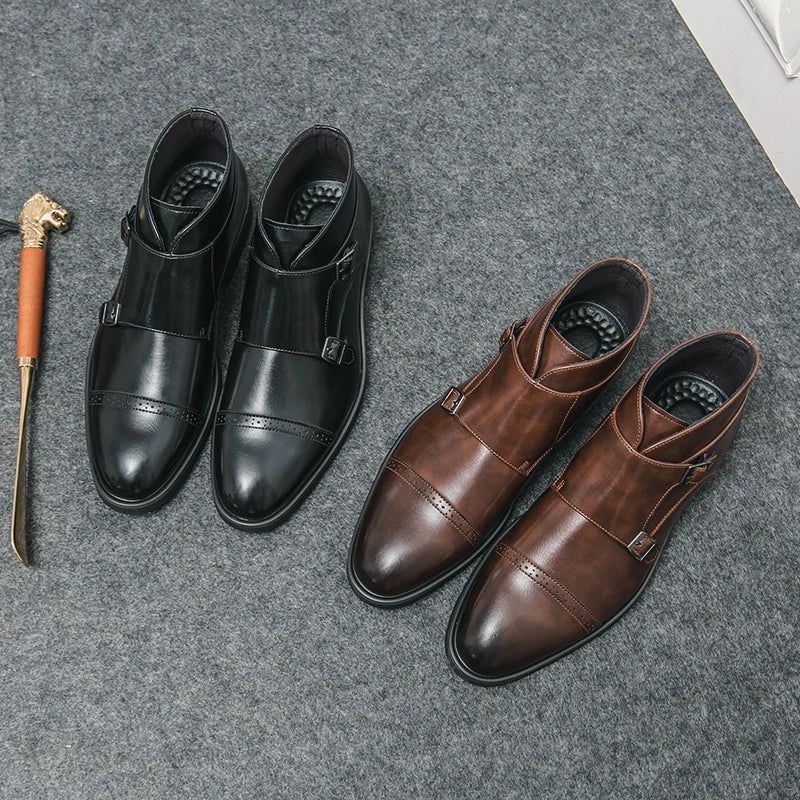 Darell™ | Stivaletti con Doppia Fibbia Monk