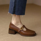 Emilia – Scarpe T-Steg in stile vintage