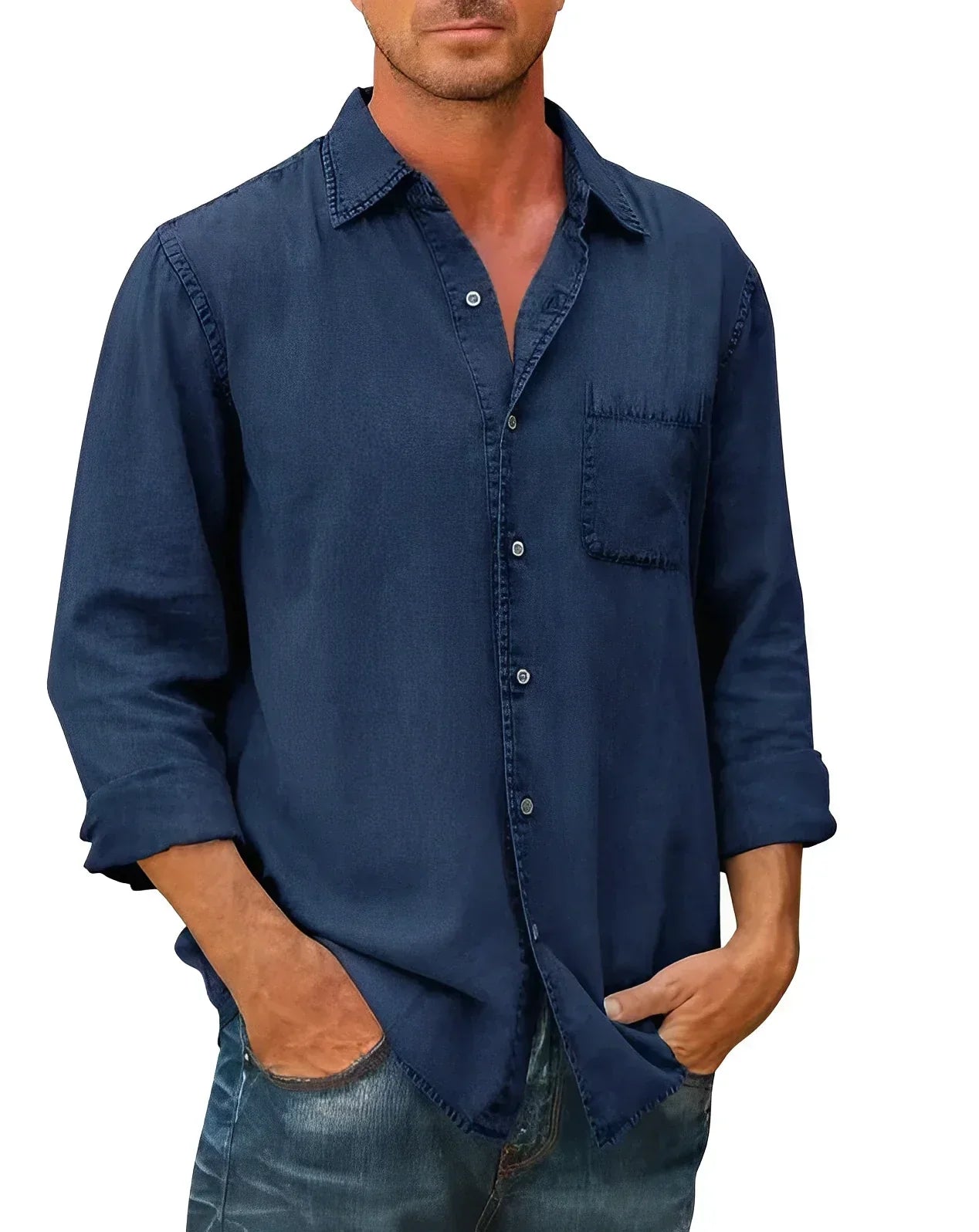 Paweł - Camicia Mix Traspirante Larga