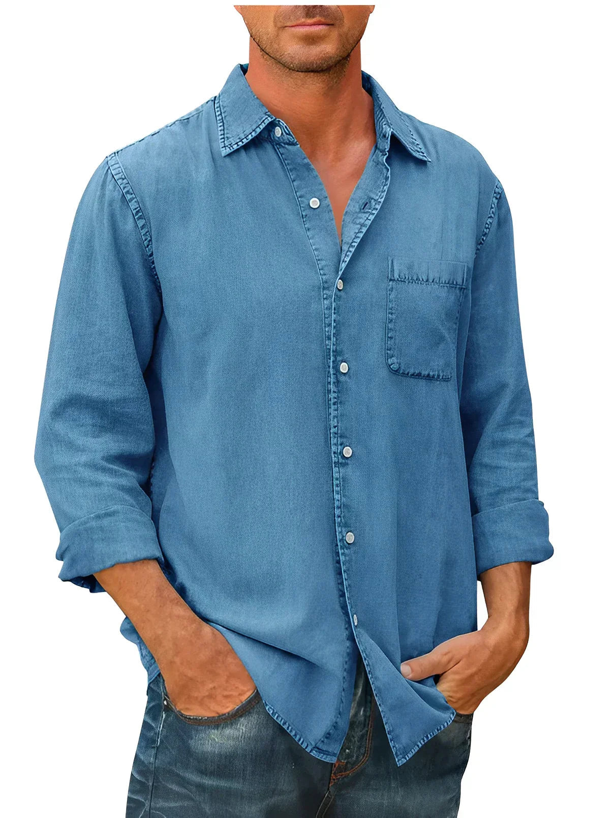 Paweł - Camicia Mix Traspirante Larga