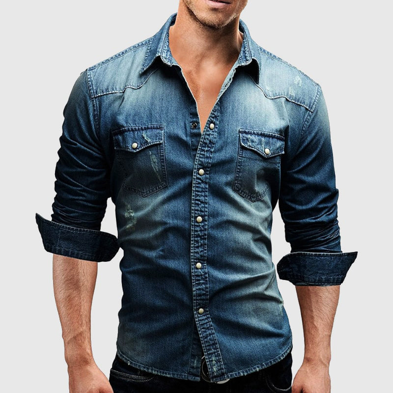 Ivan - Camicia con Bottoni Frontali e Struttura