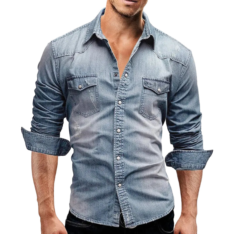 Ivan - Camicia con Bottoni Frontali e Struttura