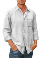 Domenico | Camicia Lunga in Denim – camicie e polo da uomo | Erminia Boutique Bologna