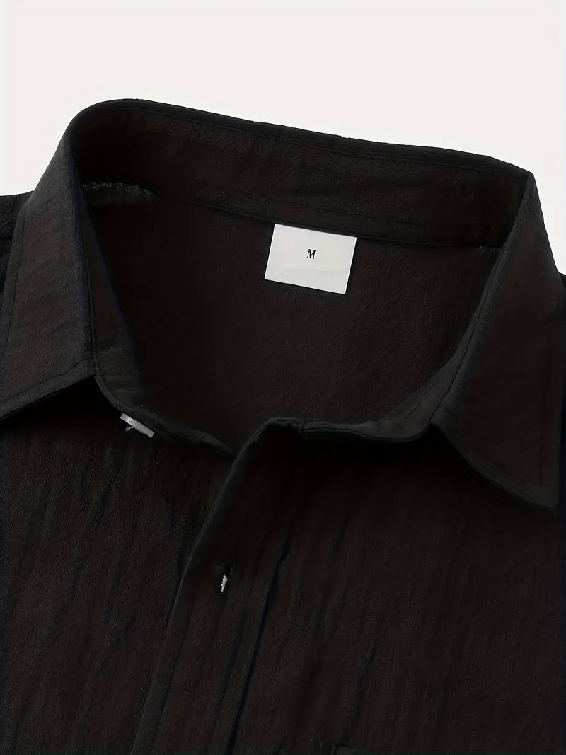 Mateusz - Camicia Leggera Mista a Maniche Corte