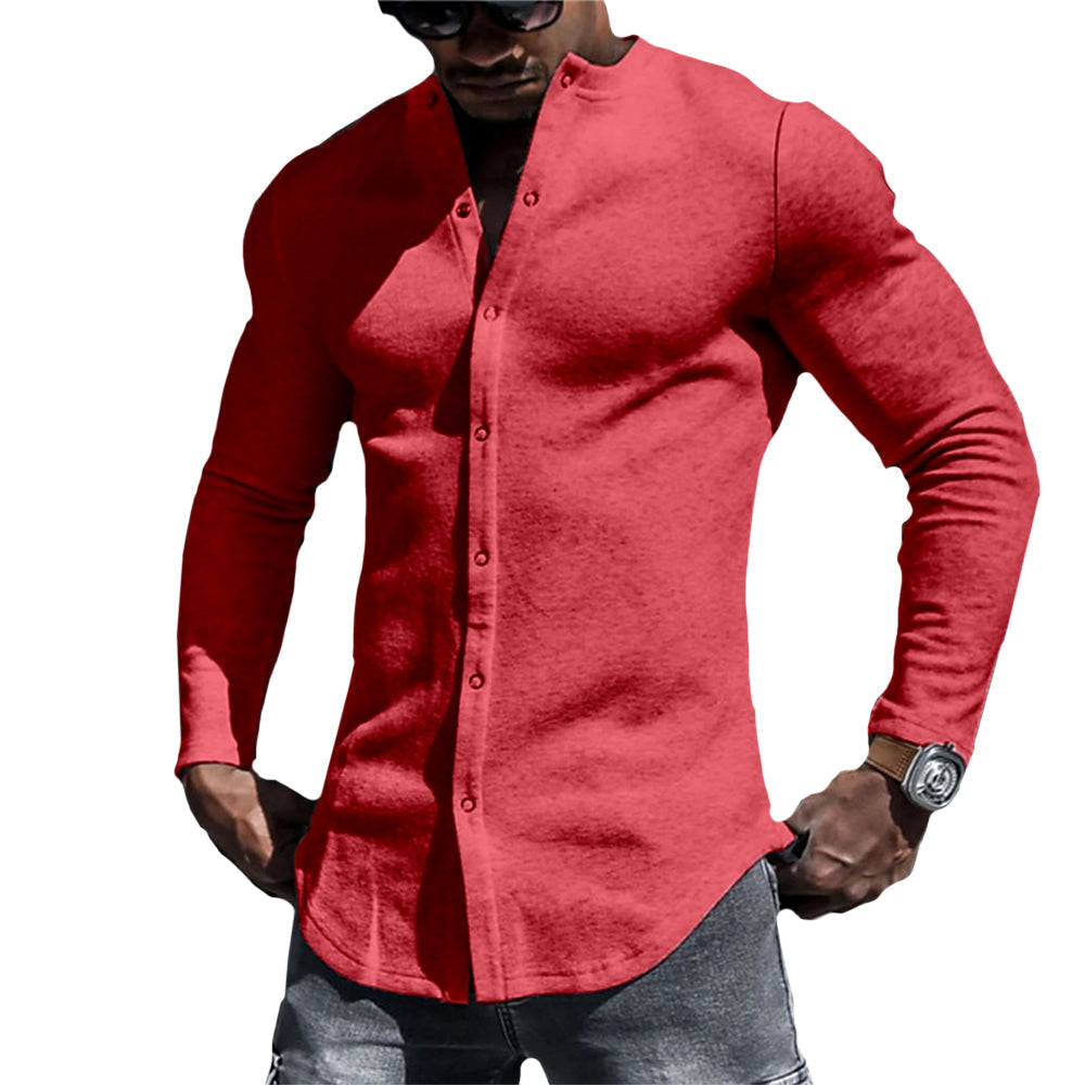 Dariusz - Camicia in Misto Morbido Stile Casual