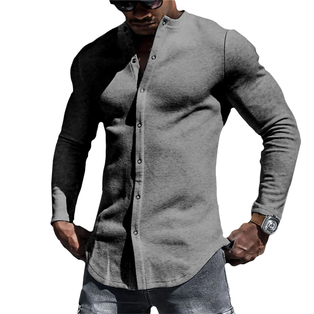 Dariusz - Camicia in Misto Morbido Stile Casual