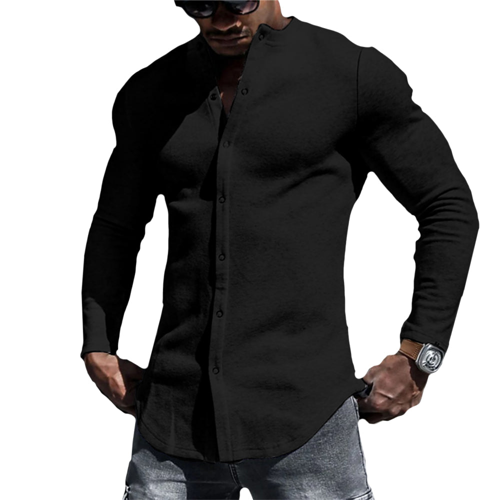 Dariusz - Camicia in Misto Morbido Stile Casual