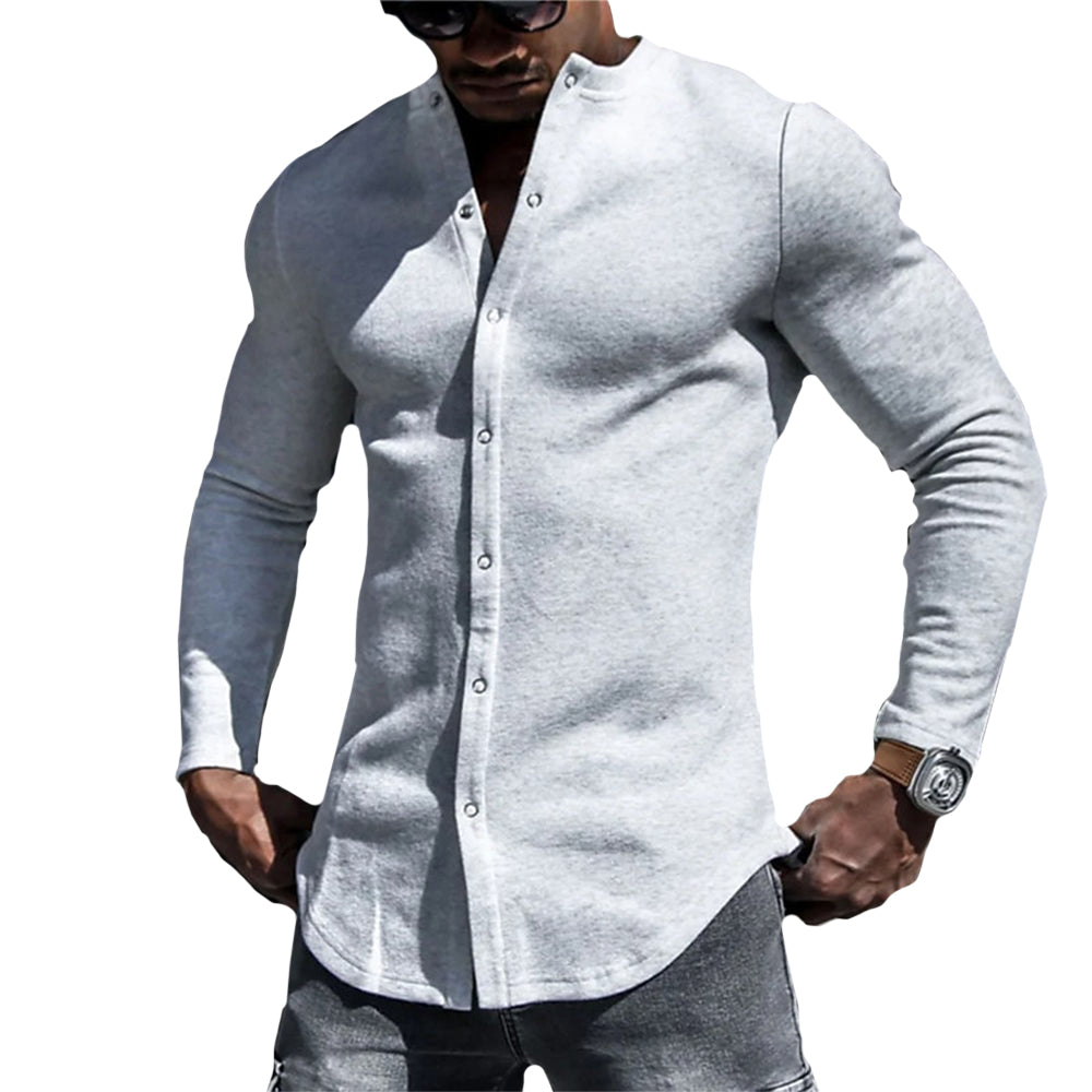 Dariusz - Camicia in Misto Morbido Stile Casual