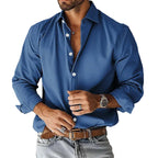Livio | Camicia a Taglio Lento in Morbida Miscela – camicie e polo da uomo | Erminia Boutique Bologna