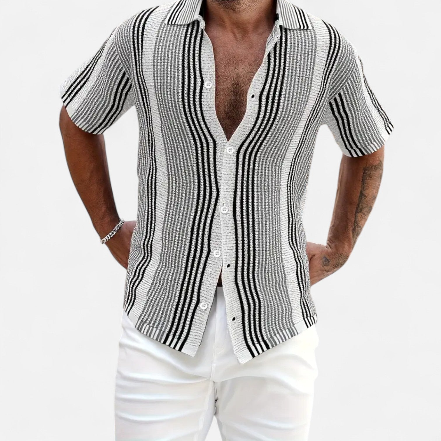 Tomasz - Camicia Leggera a Righe