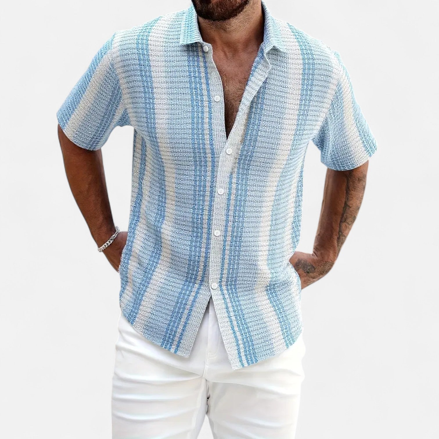 Tomasz - Camicia Leggera a Righe