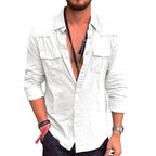 Dominik - Camicia con Tasche Cargo su Misura