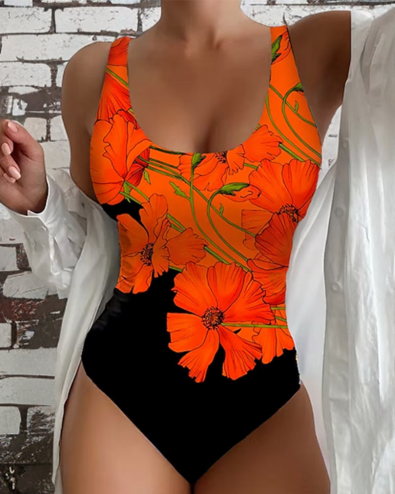 Julia - costume da bagno intero con motivo floreale