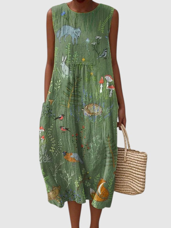 Barbara - Vestito Midi Giornaliero