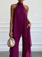 Oliwia - Top Halter e Pantaloni
