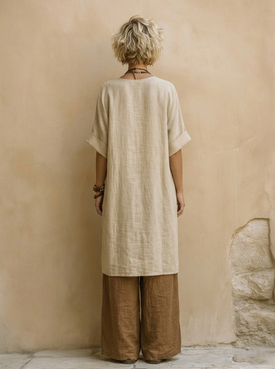 Weronika - Set di Tre Pezzi in Stile Vacanziero