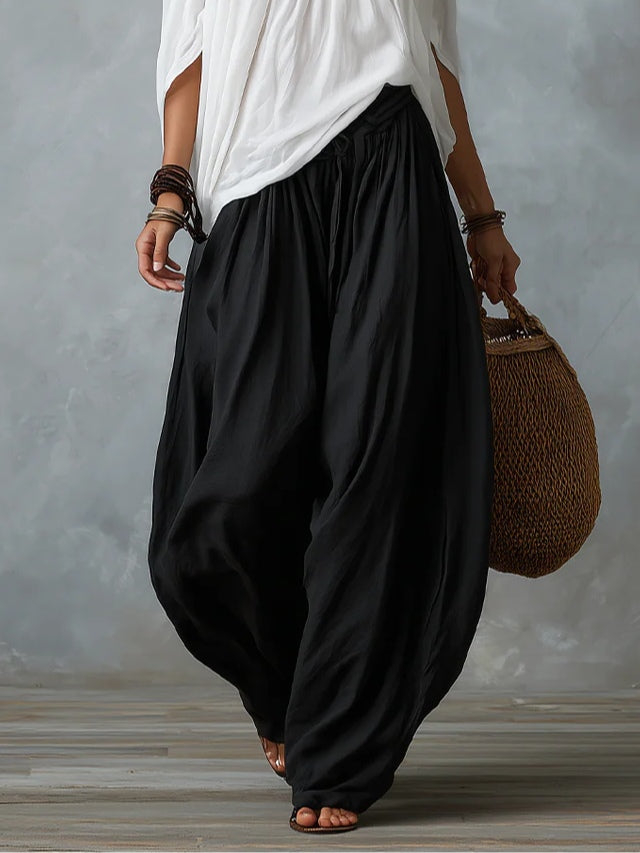 Amelia - Top con Spalle Scoperte e Pantaloni Lanterne