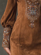 Magda – vestito mini vintage marrone