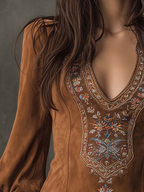 Magda – vestito mini vintage marrone