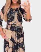Anna - Abito elegante in chiffon