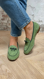 Genowefa - Elegante scarpa piatta con fiocco