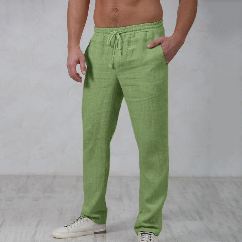 GIORGIO – Pantaloni Leggeri in Lino per Uomini