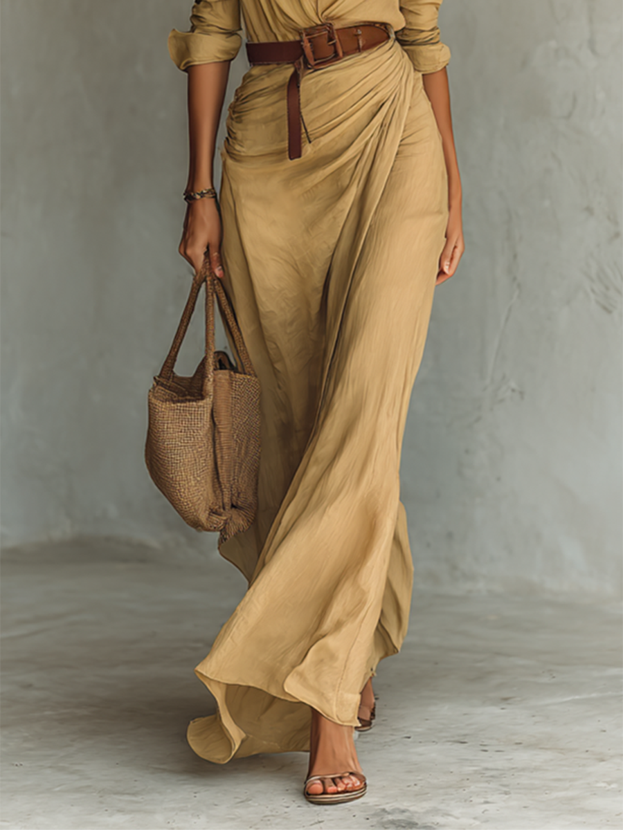 Karolina – Abito Maxi in Stile Camicia