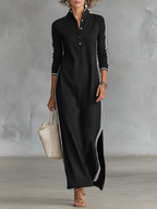 Maja – Elegante Abito Maxi Camicia