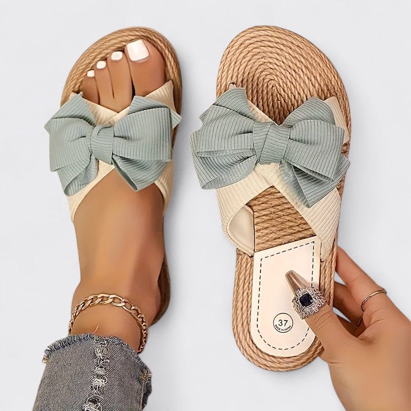 Nunzia | Sandali con fiocco Grace – sandali da donna | Erminia Boutique Bologna