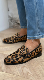 Adrianna - Mocassino audace in stampa leopardata