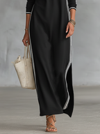 Maja – Elegante Abito Maxi Camicia