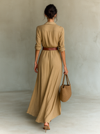 Karolina – Abito Maxi in Stile Camicia