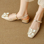 Matylda – Eleganti scarpe da donna con dettaglio floreale