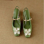 Matylda – Eleganti scarpe da donna con dettaglio floreale