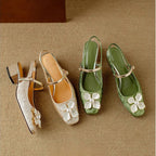 Matylda – Eleganti scarpe da donna con dettaglio floreale