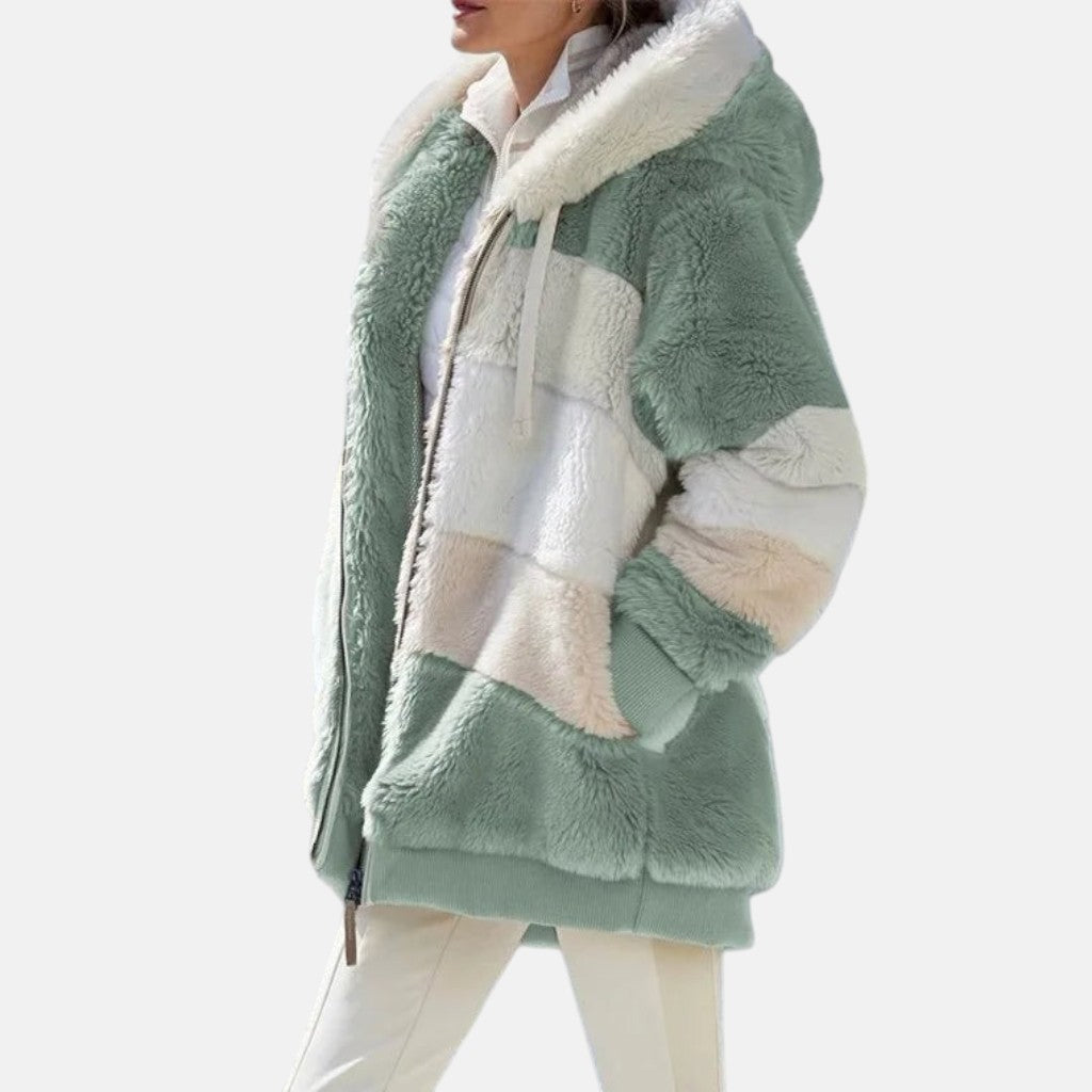 Klaudia - Giacca invernale da donna con cappuccio