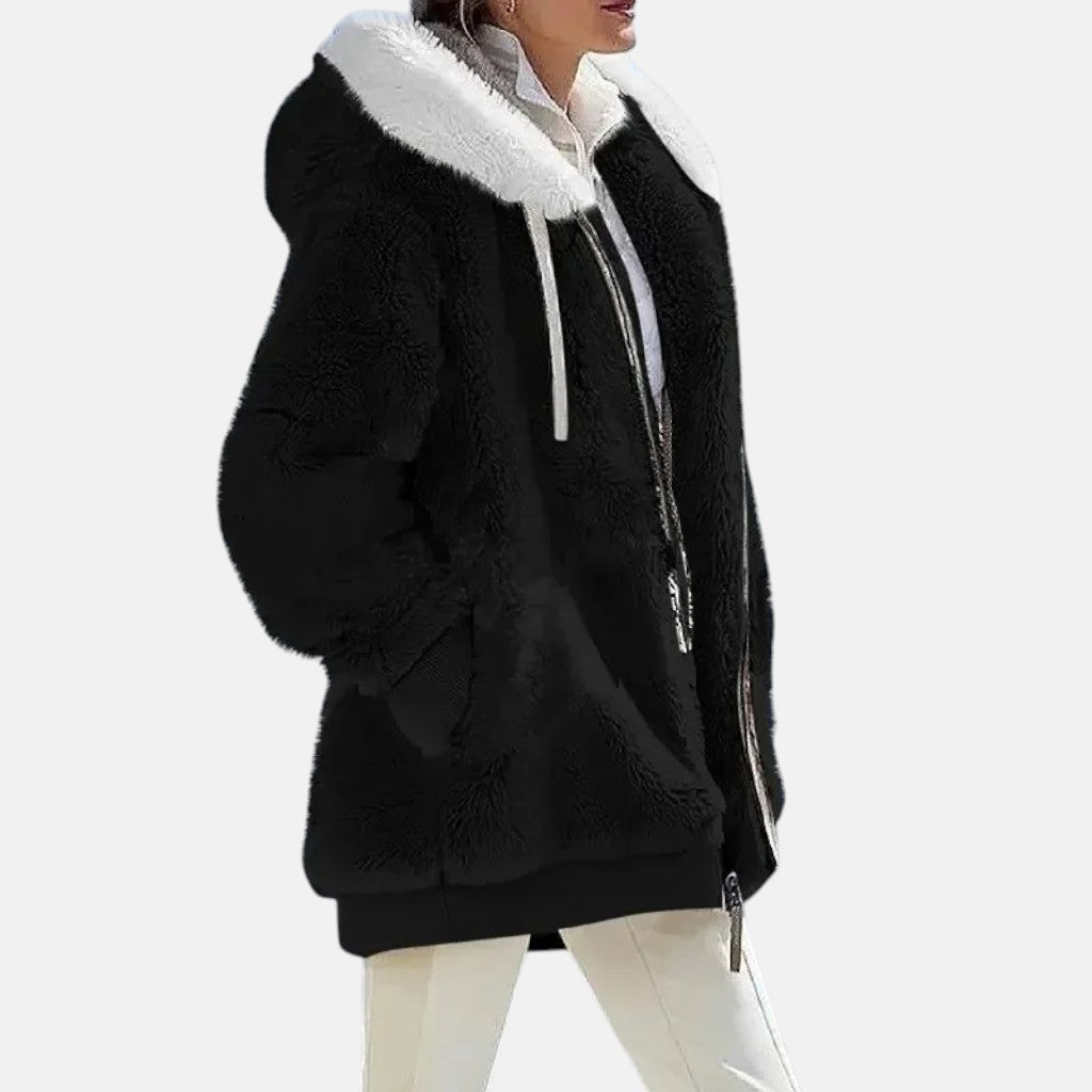 Klaudia - Giacca invernale da donna con cappuccio