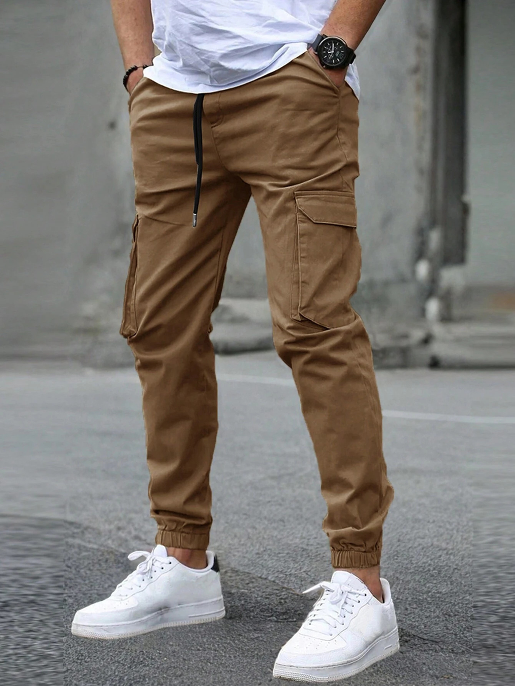 Davide | Pantaloni Jogger Cargo Uomo – pantaloni da uomo | Erminia Boutique Bologna