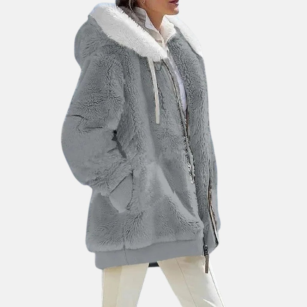 Klaudia - Giacca invernale da donna con cappuccio