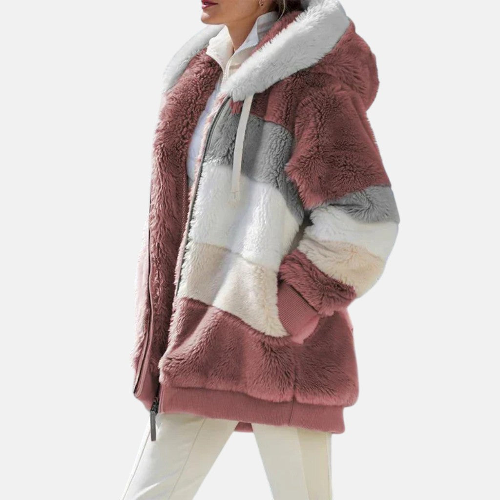 Klaudia - Giacca invernale da donna con cappuccio