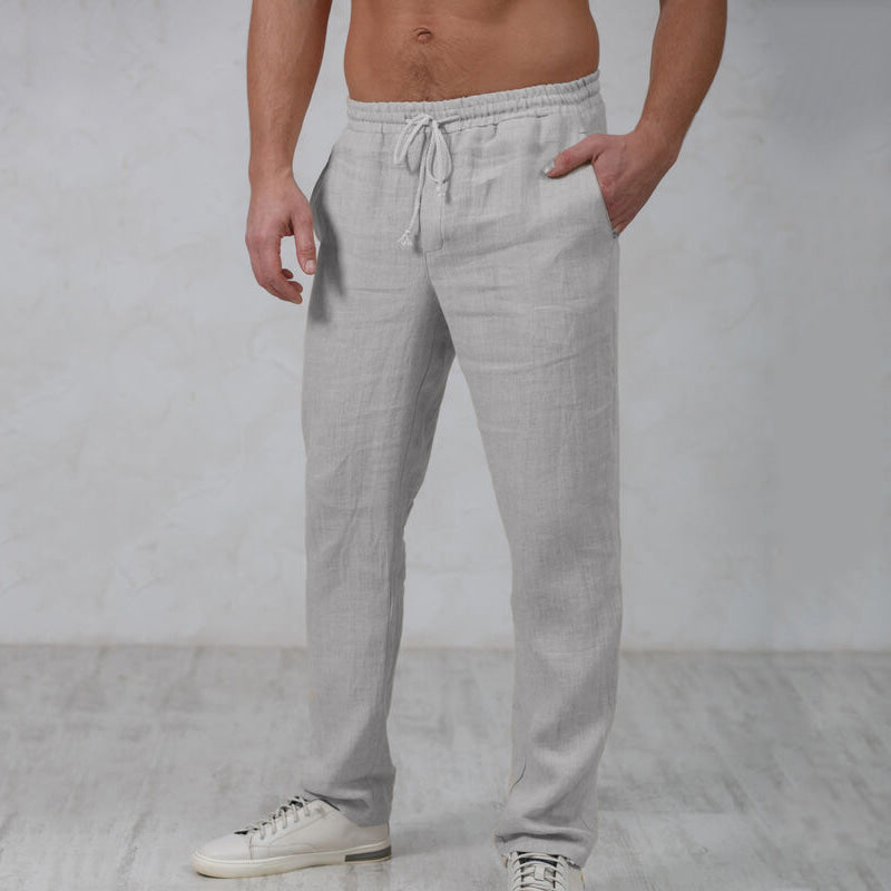 GIORGIO – Pantaloni Leggeri in Lino per Uomini