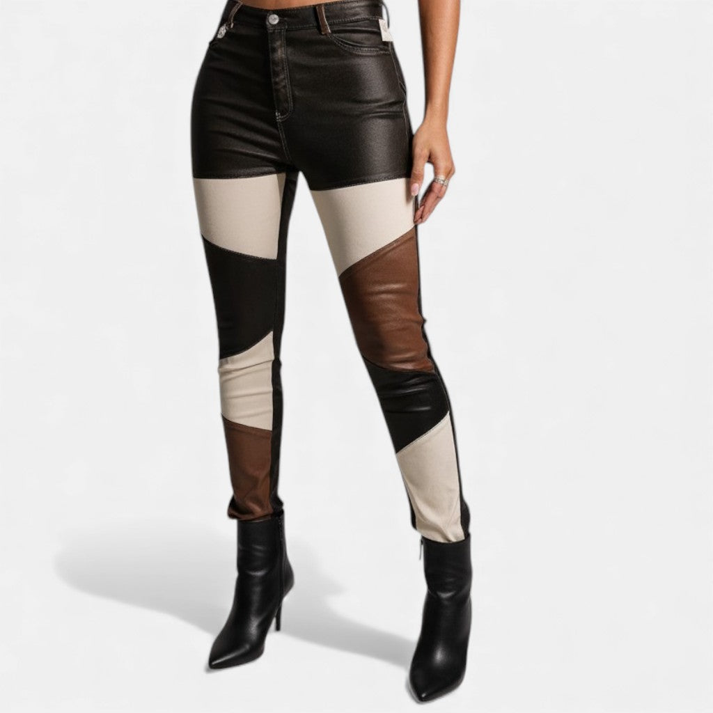 Karolina – pantaloni a blocchi di colore