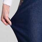 Elżbieta – jeans da donna con tasche e vita elastica