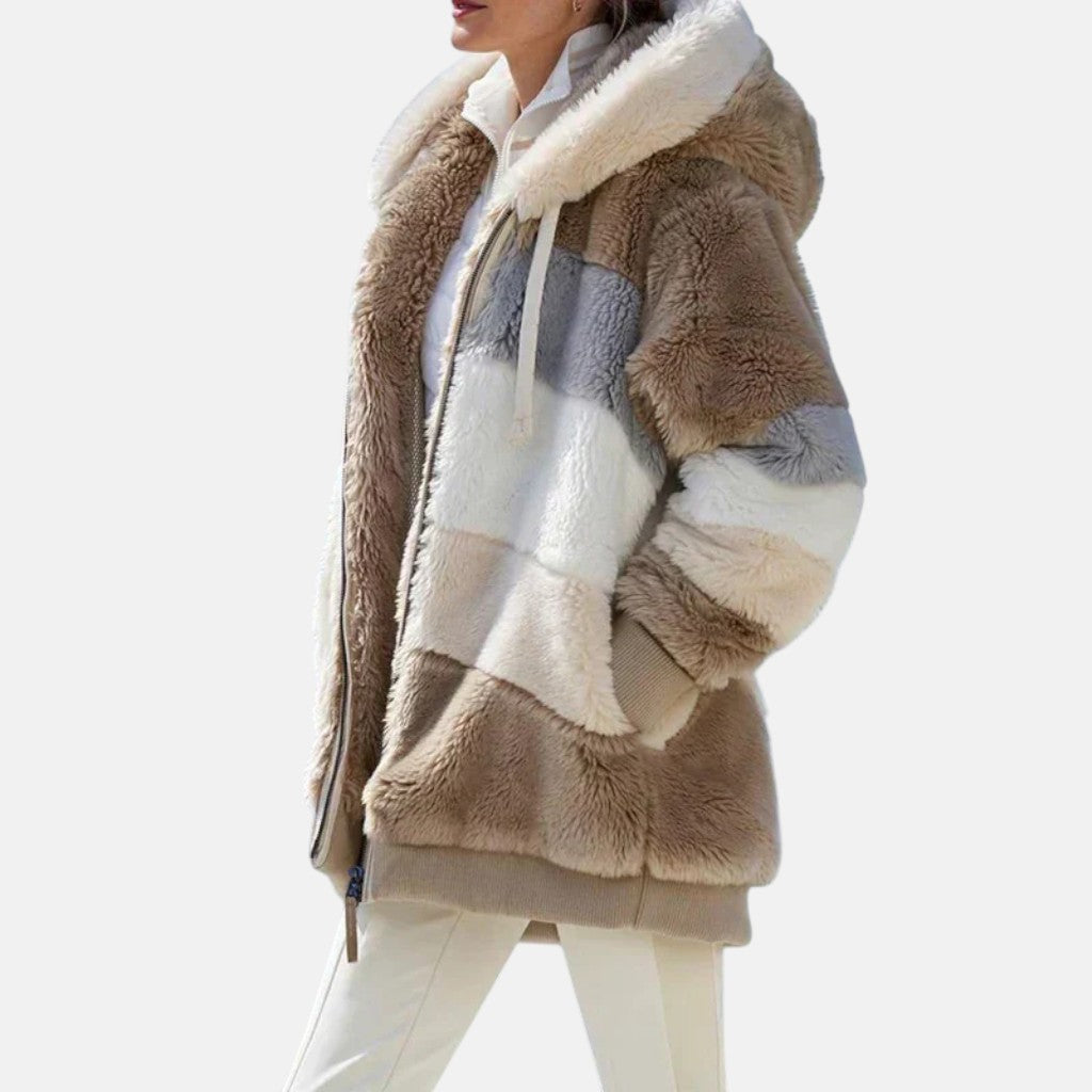 Klaudia - Giacca invernale da donna con cappuccio