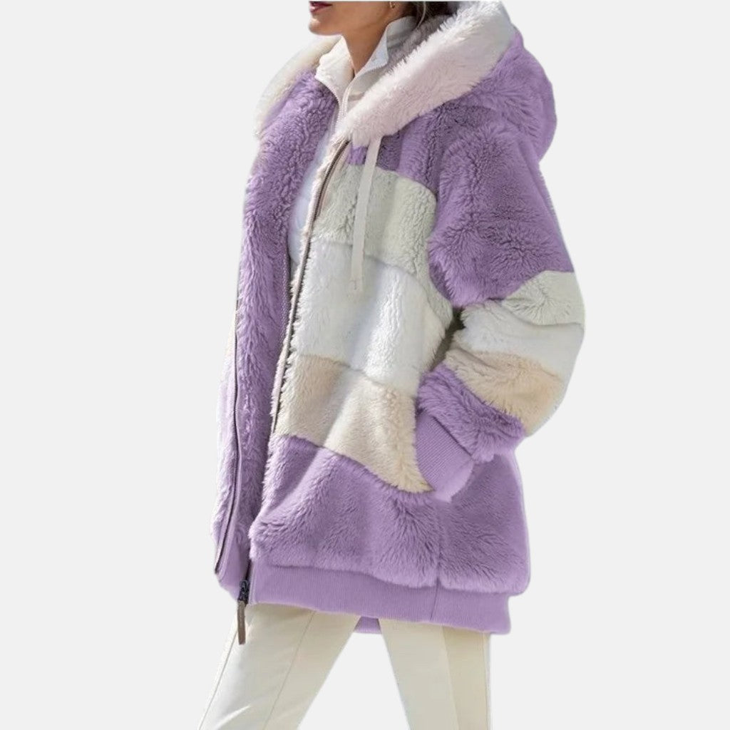 Klaudia - Giacca invernale da donna con cappuccio